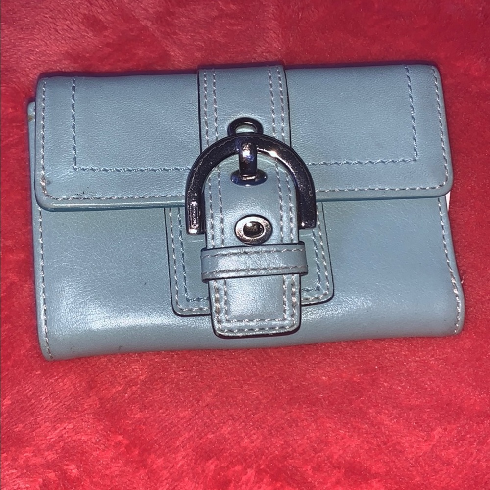 Light Blue Coach Wallet